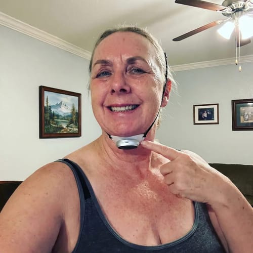 Customer photo review of SleepEase Pro — Eliminates Snoring & Sleep Apnea